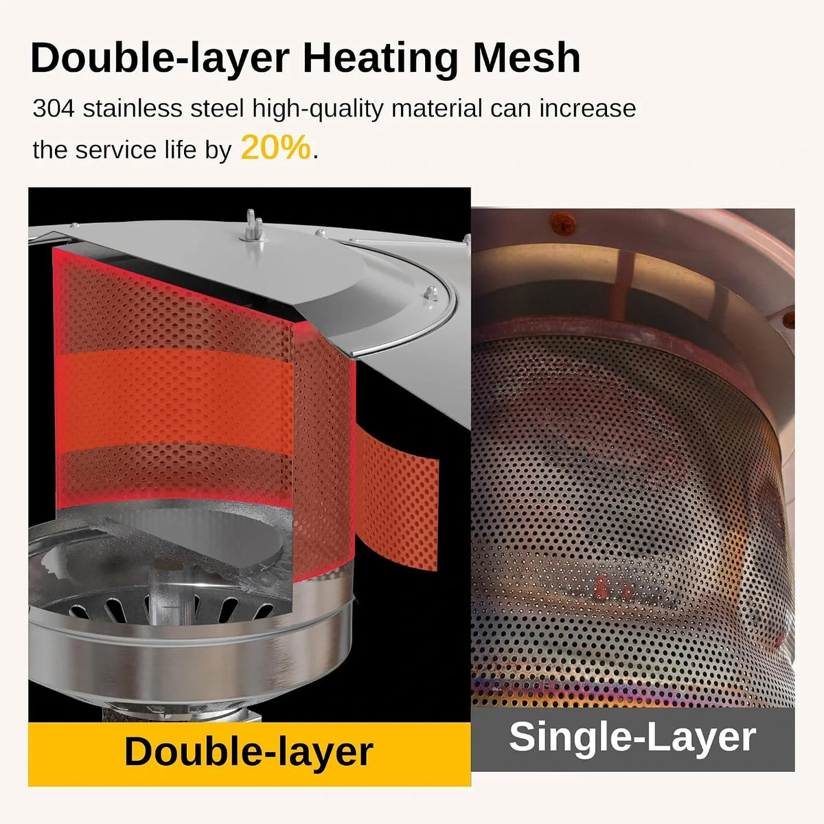 50,000 BTU Patio Heater — product view 3