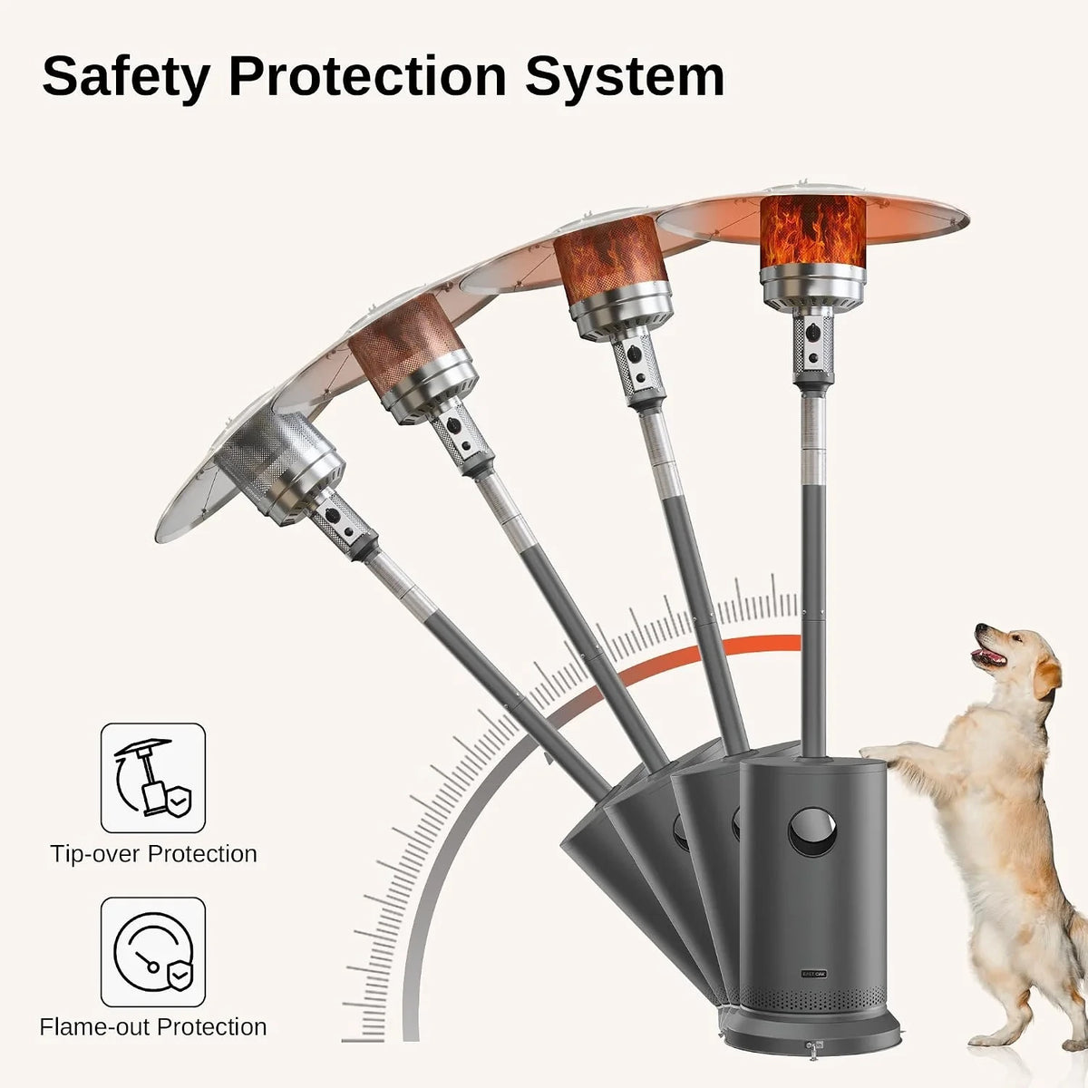 50,000 BTU Patio Heater — product view 4