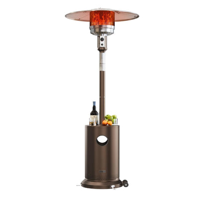 50,000 BTU ETL-Certified Propane Patio Heater – Gray