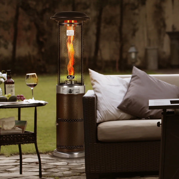 Propane Patio Heater with Spiral Stainless Steel Emitter